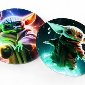 Colorful Baby Alien Coasters
